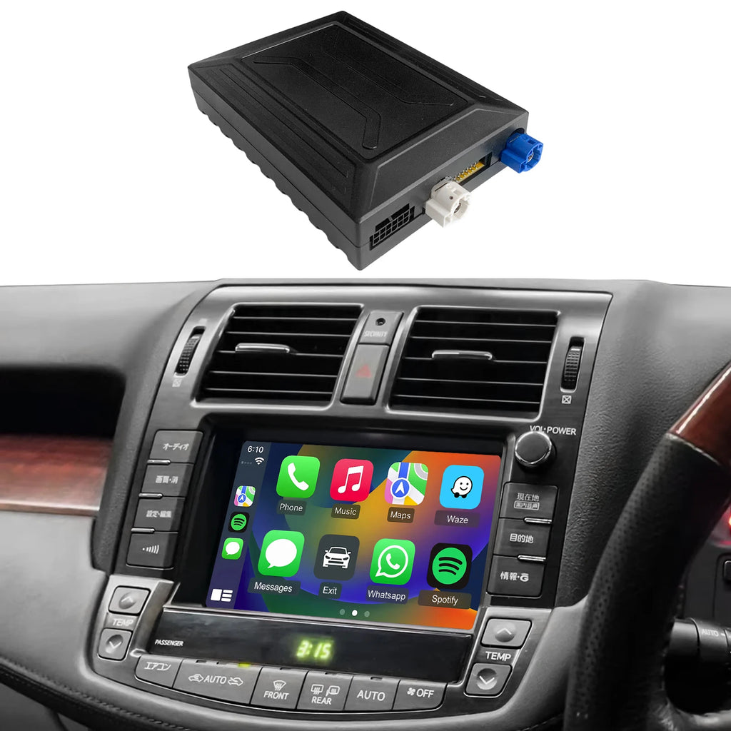 Wireless CarPlay & Android Interface for TOYOTA Crown 2008-2012, Fit GRS200 GRS201 GRS202 GRS203 GRS204 GWS204 URS206 UZS207