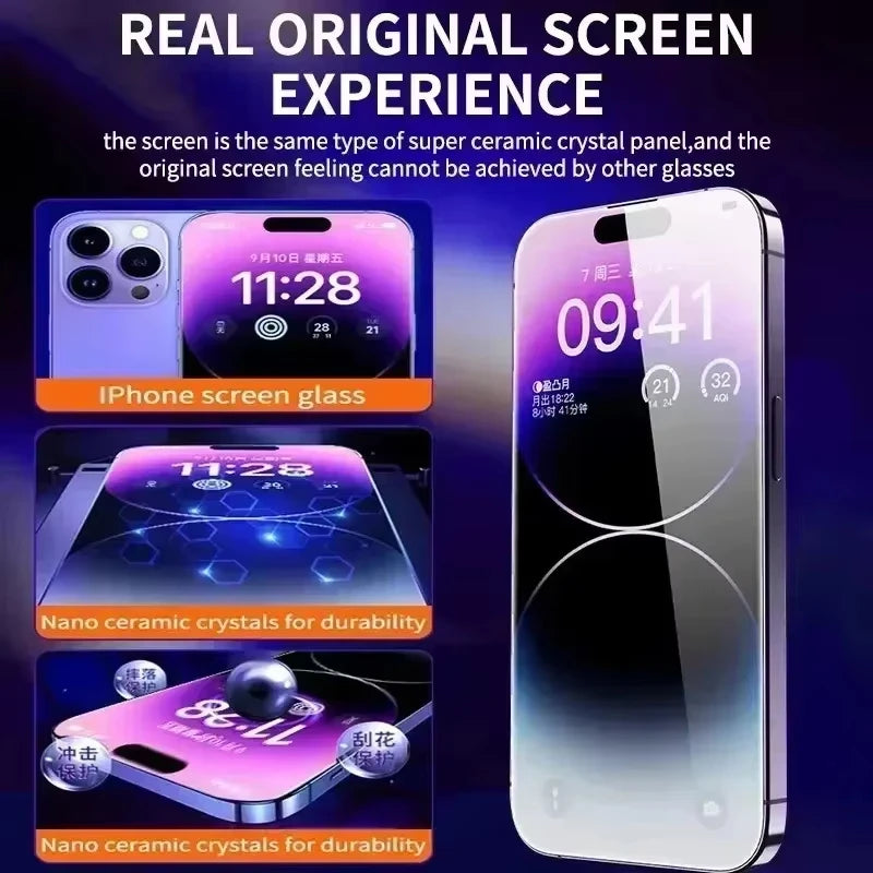 1-4PCS HD Unlock Dust Free Easy Install Screen Protector For Google Pixel 9 Pro XL 10 10A 9A 8 8A 7 7A 6A Pixel10 Tempered Glass