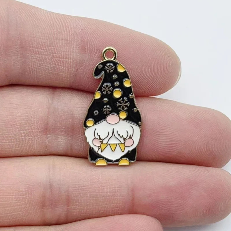 10pcs Cartoon Animal Droplet Alloy Pendant DIY Jewelry Accessories Bag Decorative Pendant