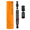 K&F CONCEPT Professional Lens Cleaning Pen with Soft Brush Carbon Head Bottom Sucker Lens Cleaning Pen for Canon Nikon Sony Fuji