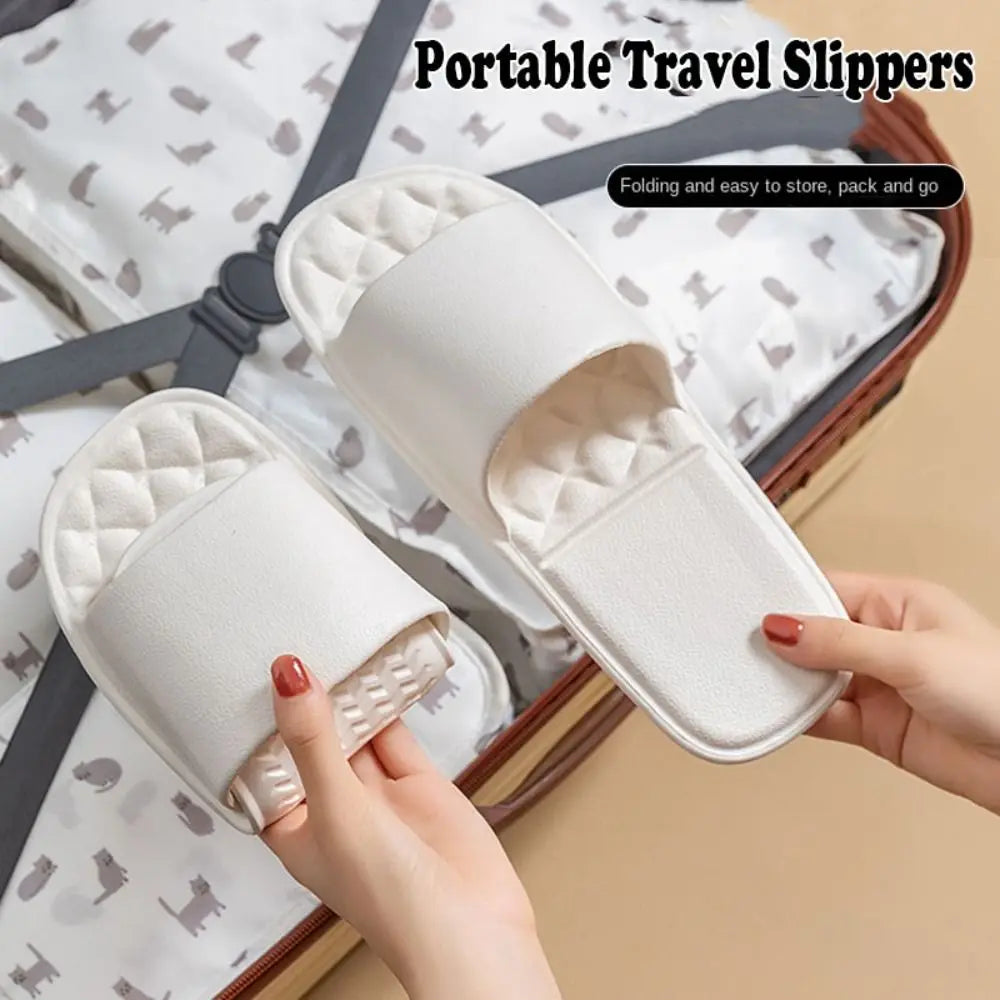 Simple Foldable Slippers Eva Lightweight Couple Slippers Sandals Men Women