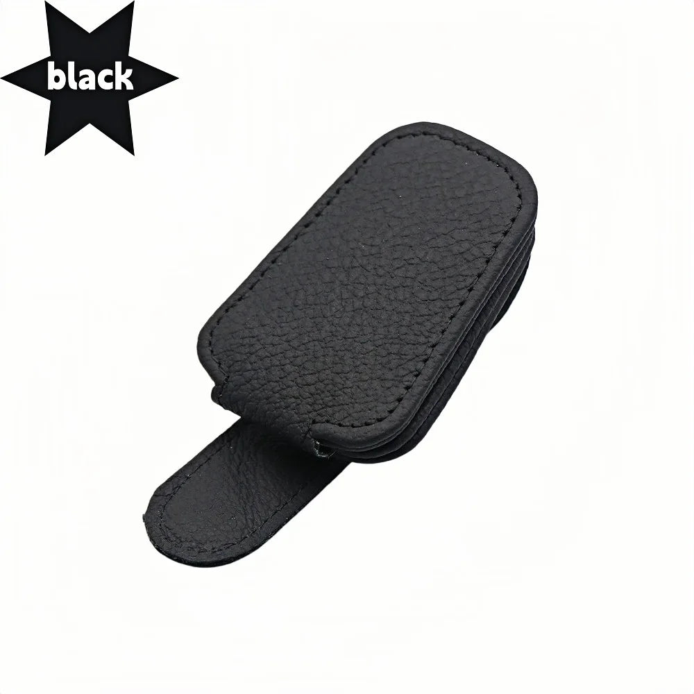 Universal Car Sunglasses Clip Card Ticket Holder Stand Fastener Pen Case Eyeglasses Sun Visor Car Accessories