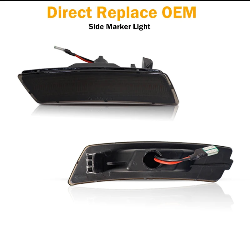 For VW Volkswagen Beetle 2012 2013 2014 2015 2016 2017 2018 2019 Tiguan 2018-up Front Side Marker Light Lamp OEM Style