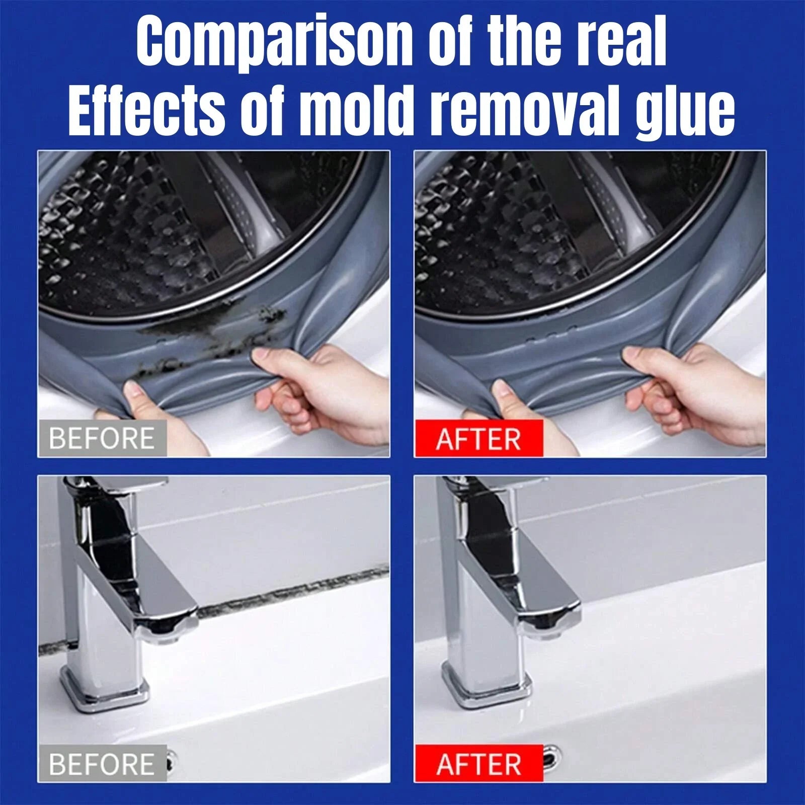 1/3/5/10Pcs Mold Remover Gel Anti-Mold Cleaning Gel For Kitchen Bathroom Washing Machine Refrigerator Rubber Ring Removing Mold