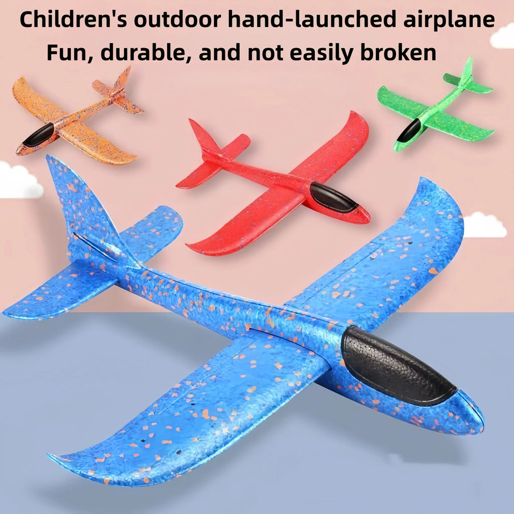Foam Glider Hand Throwing Aircraft Toys Outdoor Boy Large Model Glider Outdoor Essential Gift