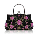2023 New Women Retro Handbag Luxury Evening Clutch Bag Embroidered Design Ladies Wedding Evening Party Handbag Dinner Bag