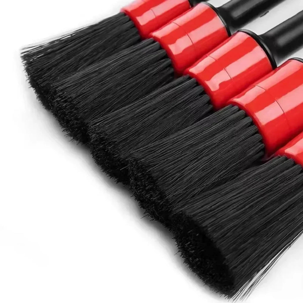 6pcs Cleaning Brush Set Multifunctional Detail Brush Air Conditioning Vent Cleaning Tool Car Interior Detail Cleaning Brush Set
