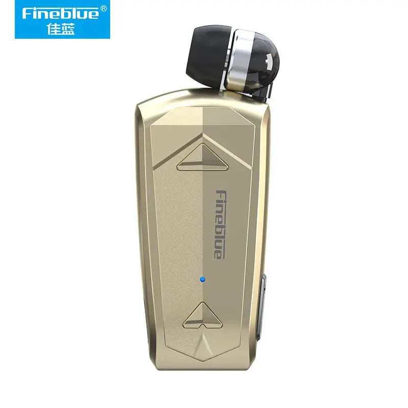 Fineblue F520 Mini Wireless Earphone Bluetooth 5.3 Retractable Headset in Lotus One Ear Calls Remind Vibration Sport Headphone