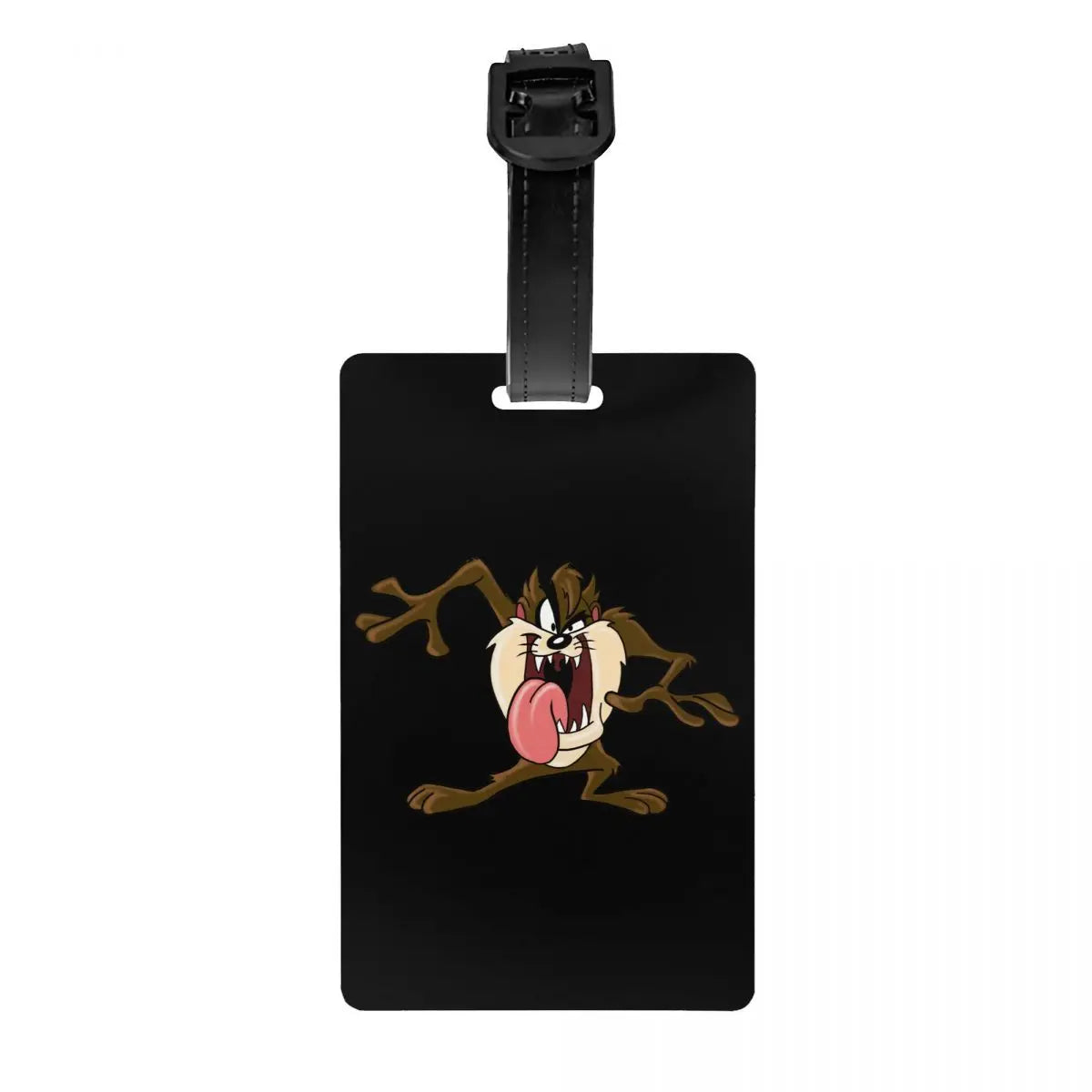 Custom Cartoon Anime Taz Tasmanians Devils Luggage Tag Travel Bag Suitcase Privacy Cover ID Label