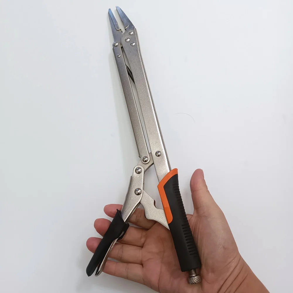 15 Inch Extra Long Reach Vise-Grip Locking Pliers With TPR Handle Straight Narrow Place Use Vehicle Repair Tools