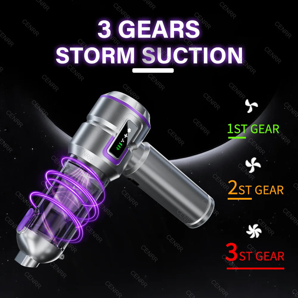 NEW 998000PA Car Vacuum Cleaner Portable Handheld Cordless Powerful Car Cleaner Strong Suction Vacuum Cleaner Cleaning Machine