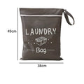1pcs Waterproof Travel Laundry Bag Wet Dry Organizer Pouch with Zipper Hanging Strap Portable Storage Bag