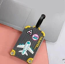 2023 PVC Luggage Tags Travel Accessories Creative Suitcase  Tags Fashion Style Silicon Portable Travel Label ID Addres Holder