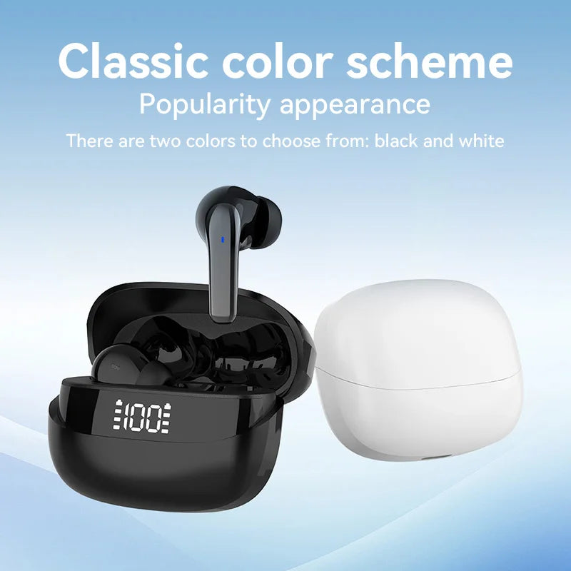 NEW Bluetooth 5.3 Earphones Anti-sweat Lightweight Headphones Compatible With Smart Phone Laptop Computer Earbuds