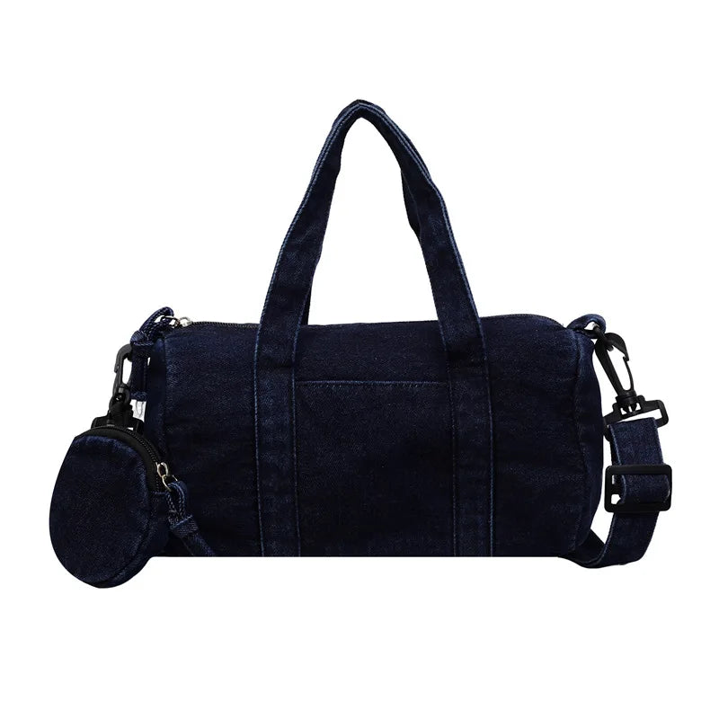 Cowboy cloth bag, women's fashion handbag, versatile single shoulder crossbody bag, versatile commuting tote bag