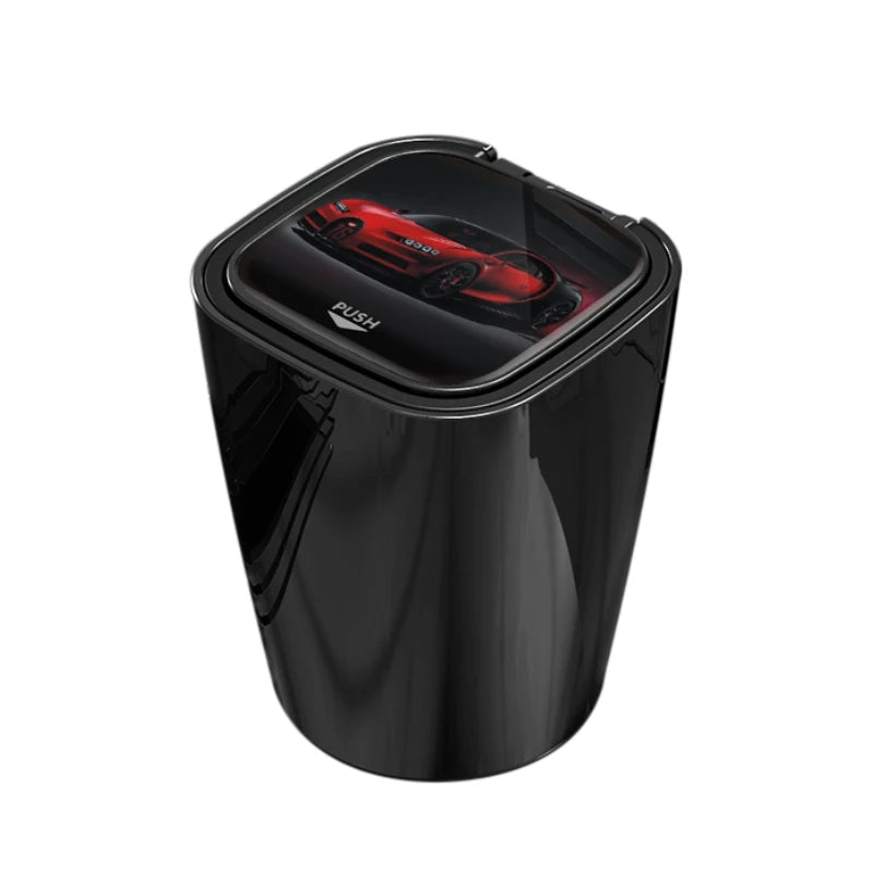 Car LED Ashtray Universal Auto Ashtray Cigarette Ash Holders Cup Car Interior Decor Auto Interior One Click Cover Opening