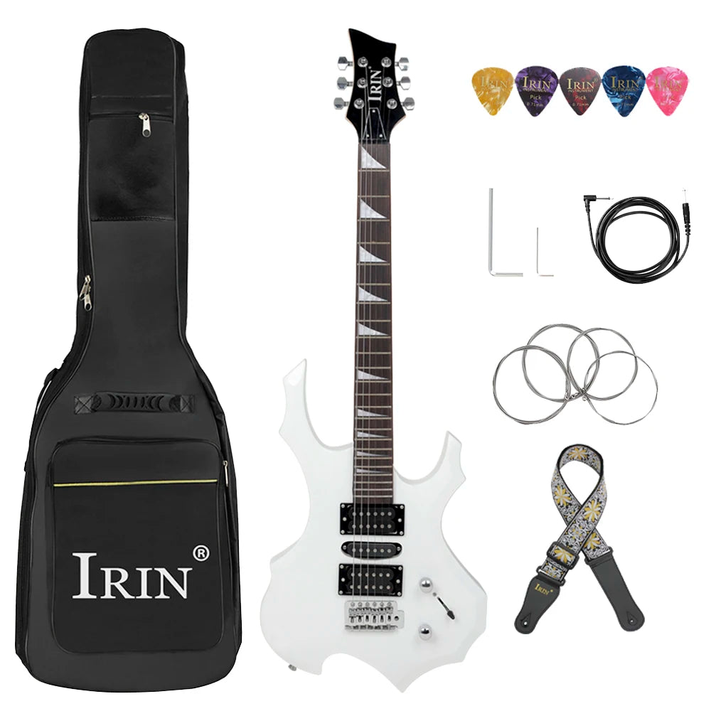 IRIN Electric Guitar 24 Frets 6 Strings Maple Body Electric Guitar Guitarra with Bag Strap Necessary Guitar Parts & Accessories