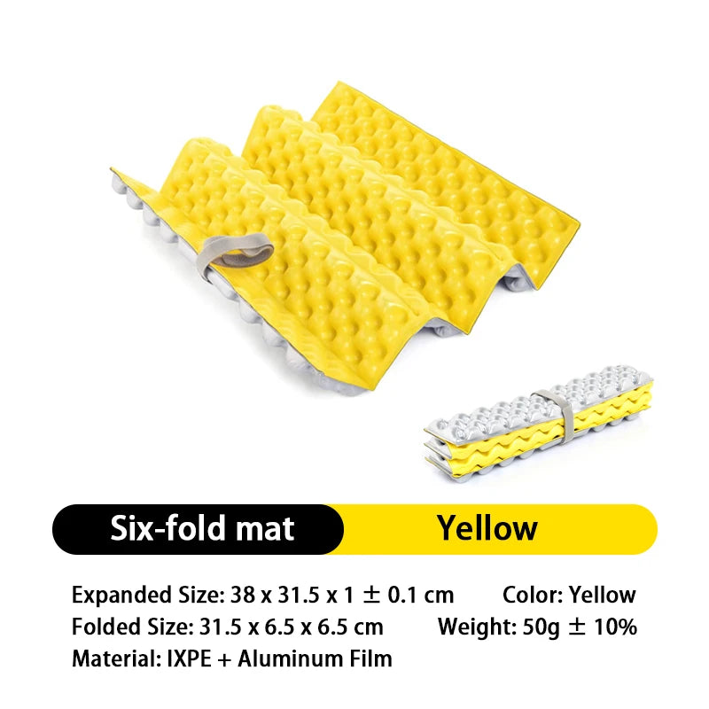 Portable Seat Cushion Outdoor Foldable Mat Waterproof XPE Foam Sitting Picnic Camping Sitting Pad Cushion Travel Hiking Camp Mat