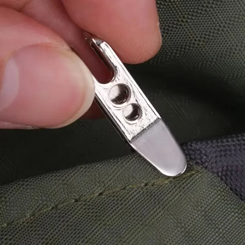 EDC Bag Gear Pocket Suspension Clip with Key Carabiner Clip Outdoor Quicklink Keychain Key Suspension Pocket Clip Camping Gadget