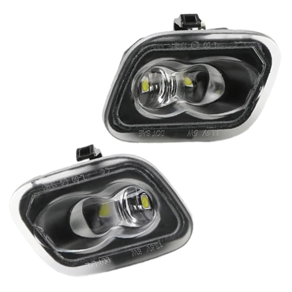 2pcs For Ford F-150 2015-2021 F-250 F-350 Super Duty 2017 2018 2019 2020 2021 Side Under-Mirror Puddle Lights 12V