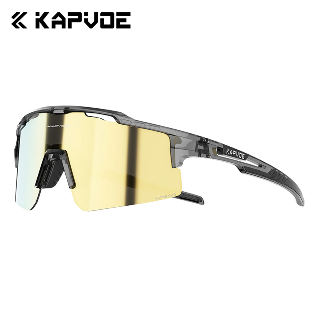 KAPVOE HD UV400 Hiking Cycling Sunglasses Outdoor Sports Hiking and Camping Glasses Waterproof Stylish Driving Sunglasses Unisex