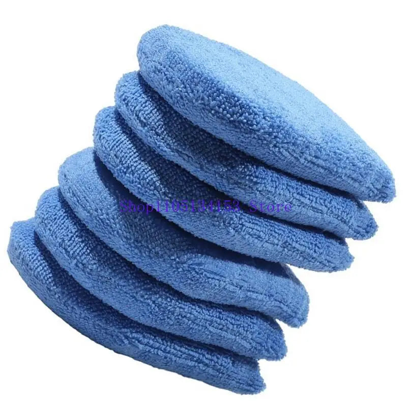 hg89 U Shape Design Car Wash Sponge Soft Microfiber Applicator Mitts Fit for Waxing Cleaning Polishing Without Damaging Paint