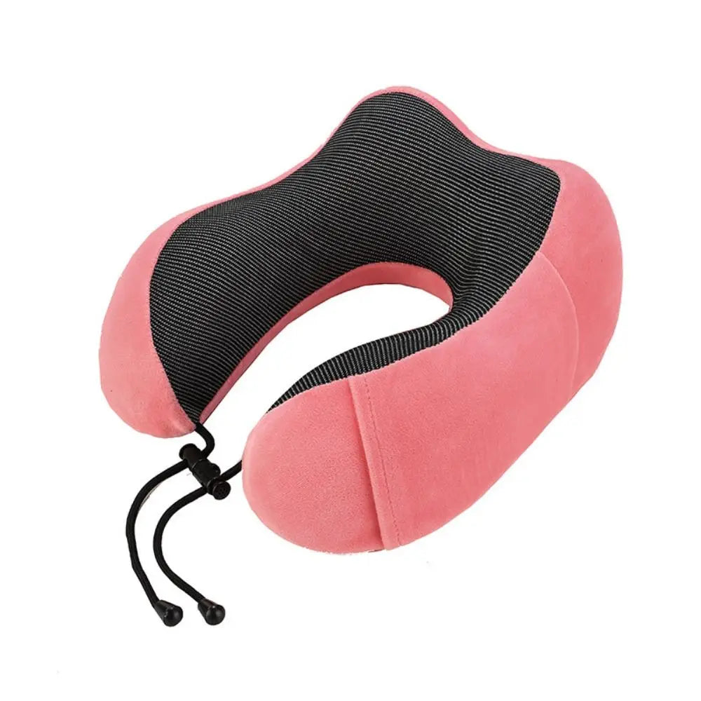 30*25*15cm U Shaped Pillows Neck Protect Cushion Without Carry Bag Plush Cushion Travel Essentials Slow Rebound Nap Pillow