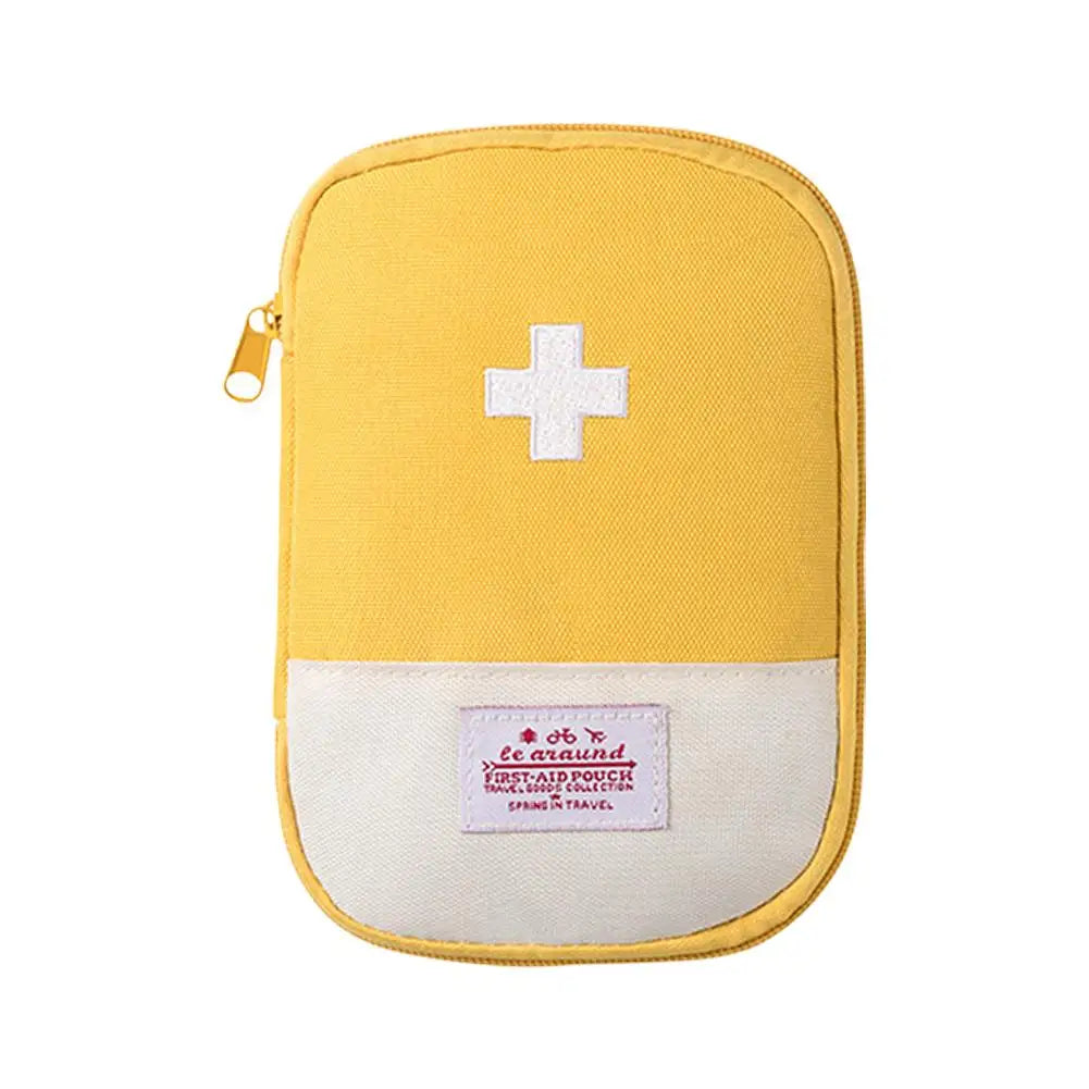 Travel First Aid Kit Medicine Bag Storage Aid Pouch Multi-Function Emergency Medicine Storage Health and Household Outdoor First