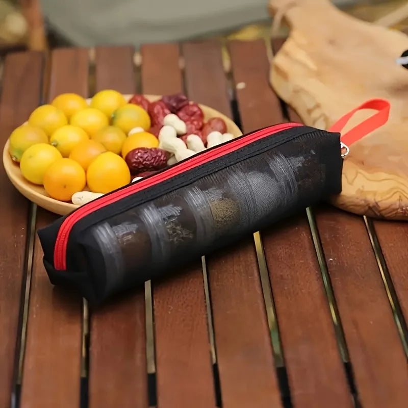 3/5pcs Portable Travel Camping Spice Jar Kit Spice Container Bag Clear Seasoning Bottles Travel Spice Condiment Container Set