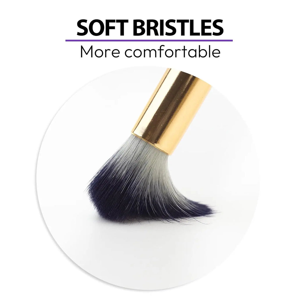 1 pcs Lash Shampoo Curved Brush For Eyelash Extension Cleansing,Soft Makeup Removal Bath Swoop Brush Tools