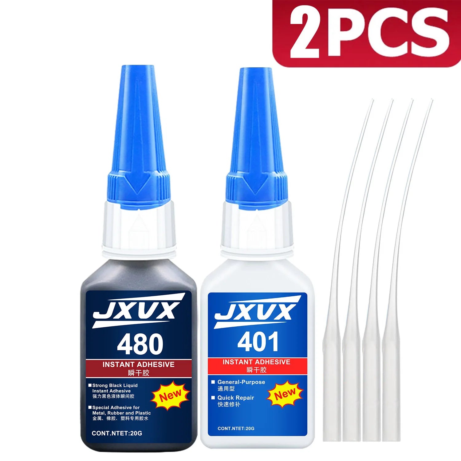 406/480 Medium Super Glue Pro Kit (0.7oz) – Strong, Fast, All-Purpose CA Glue (Cyanoacrylate Adhesive) – with Anti-Clog Cap, Precision Tips & Extra Nozzles for WHandmade, Quick Fixes & Hobby Models.