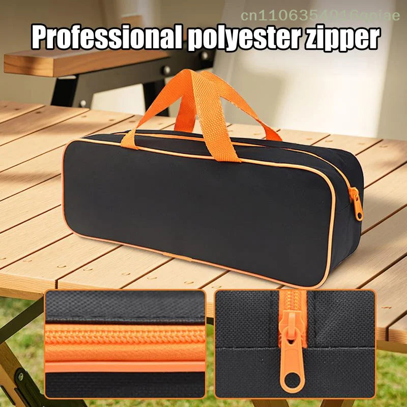 Portable Car Tool Storage Bag Car Vacuum Cleaner Storage Box Wear-Resistant Zipper Storage Box Garage Waterproof Tool Kit