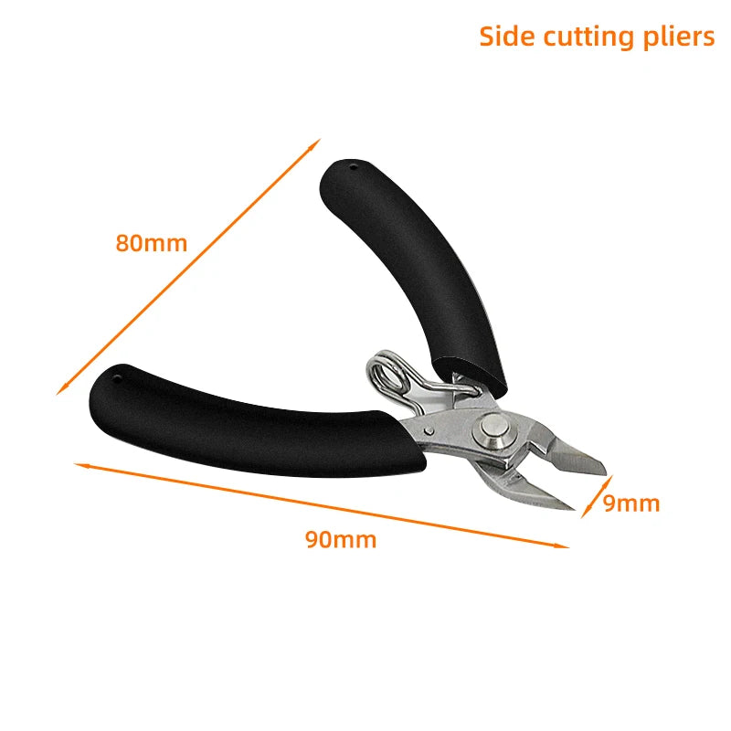 1pcs Mini Needle Nose Pliers Jewelry Accessories/Small Portable/DIY Making/Multi Shapes/Cutter Pliers For Handmade DIY Tools