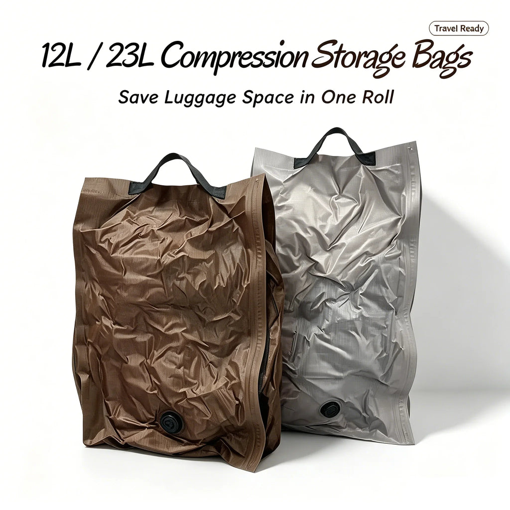Fabric Vacuum Compression bags for travel essentials bag，organizers storage for clothes accessories packaging bags travelbag