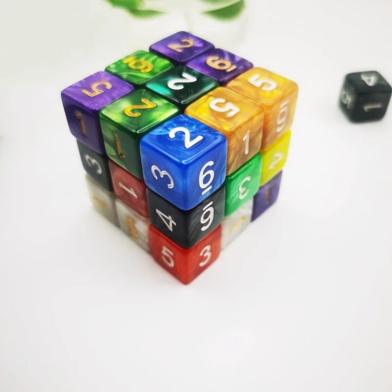 D6 DND  Dice Role 6 Faces Dice Games Set for Dungeons and Dragons RPG MTG Role Playing Table Games