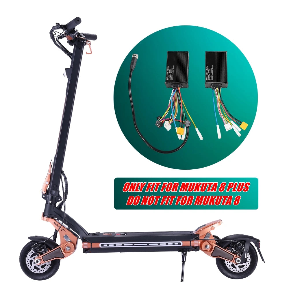 Original Intelligent Brushless Motor Controller Only for MUKUTA 8 PLUS Dual-Motor Electric Scooter 48V Main & Sub Control System