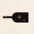 Personalized Leather Monogrammed Luggage Tag Couple Travel Baggage Label Tags Wedding Custom Best Friend Gift Bridal Shower Gift
