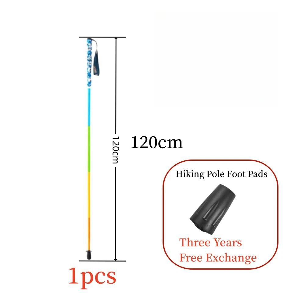 110g Ultra Light Weight Hiking Sticks Retractable Trekking Poles Folding Carbon Fiber Hiking Poles Walking Sticks Trekking Stick