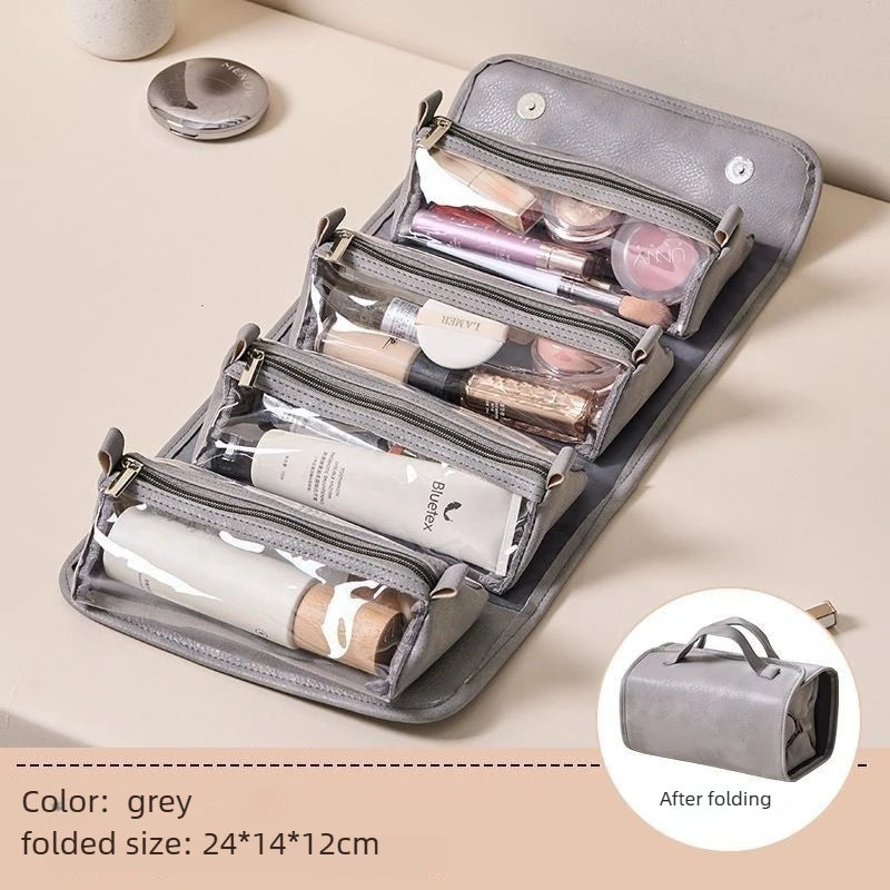 Wash Makeup Bag Large Capacity Portable Makeup Bags Travel Waterproof Four in One Detachable Packaging Storage Bag