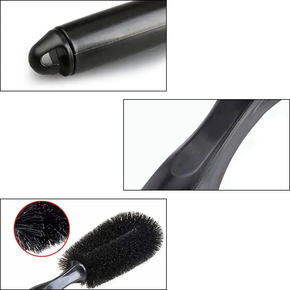 Car Wheel Brush Tire Cleaning Brushes Tools Car Rim Scrubber Cleaner Duster Handle Motorcycle Truck Wheels Car Detailing Brush