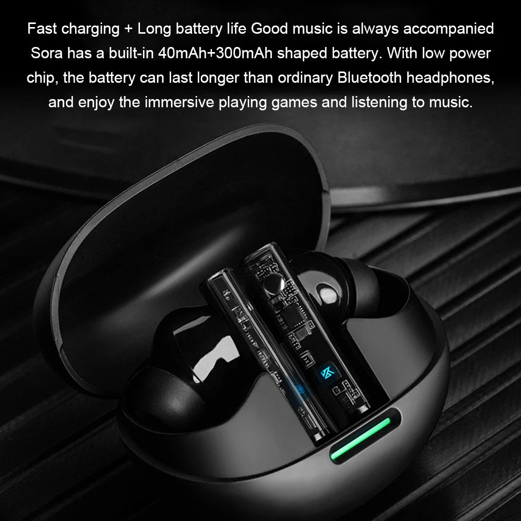 KZ True Wireless Stereo TWS Bluetooth 5.4 Earphones High-Quality HiFi in-Ear Wireless Music Earbuds Noise Reduction Headset