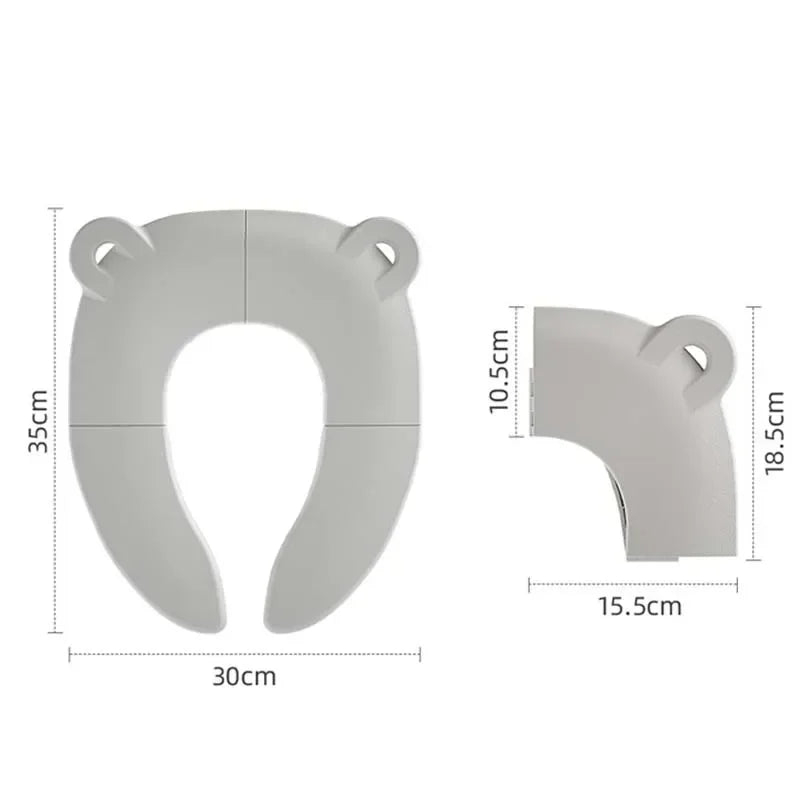 Baby Cartoon Travel Folding Potty Seat Toddler Portable Toilet Training Seat Children Urinal Cushion Children Pot Chair Pad /mat