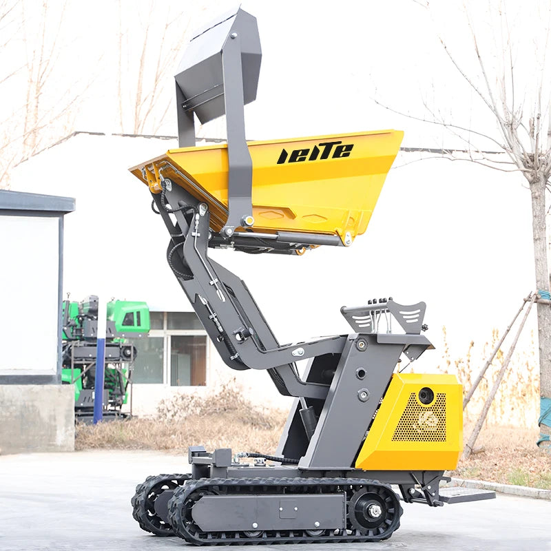 NEW Mini Tracked Dumper 0.8 Ton Compact Dumper for Construction Material Handling Landscaping Mini Dumper Customized