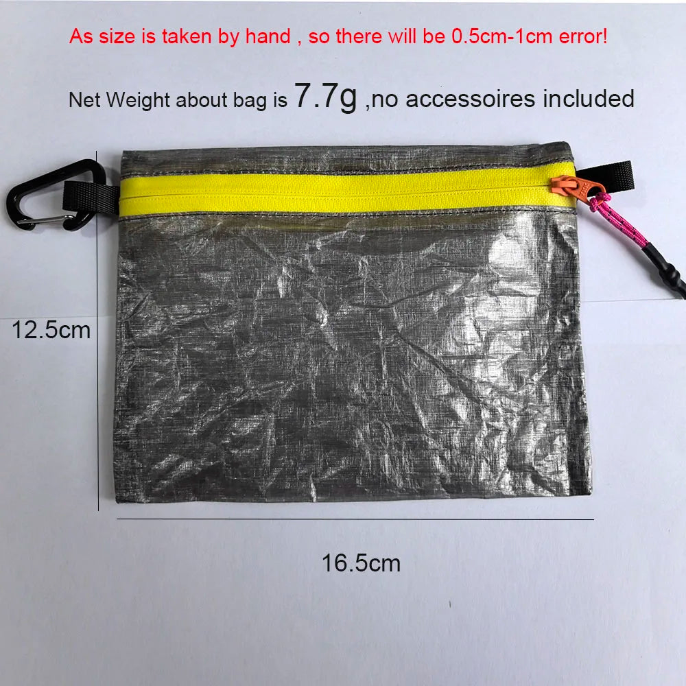 DCF/XPAC/UHMWPE Outdoor Wallet Passort Holder Waterproof Ultralight Purse Key Card Cash Pouch Coin Storage Bag For Travel Hiking