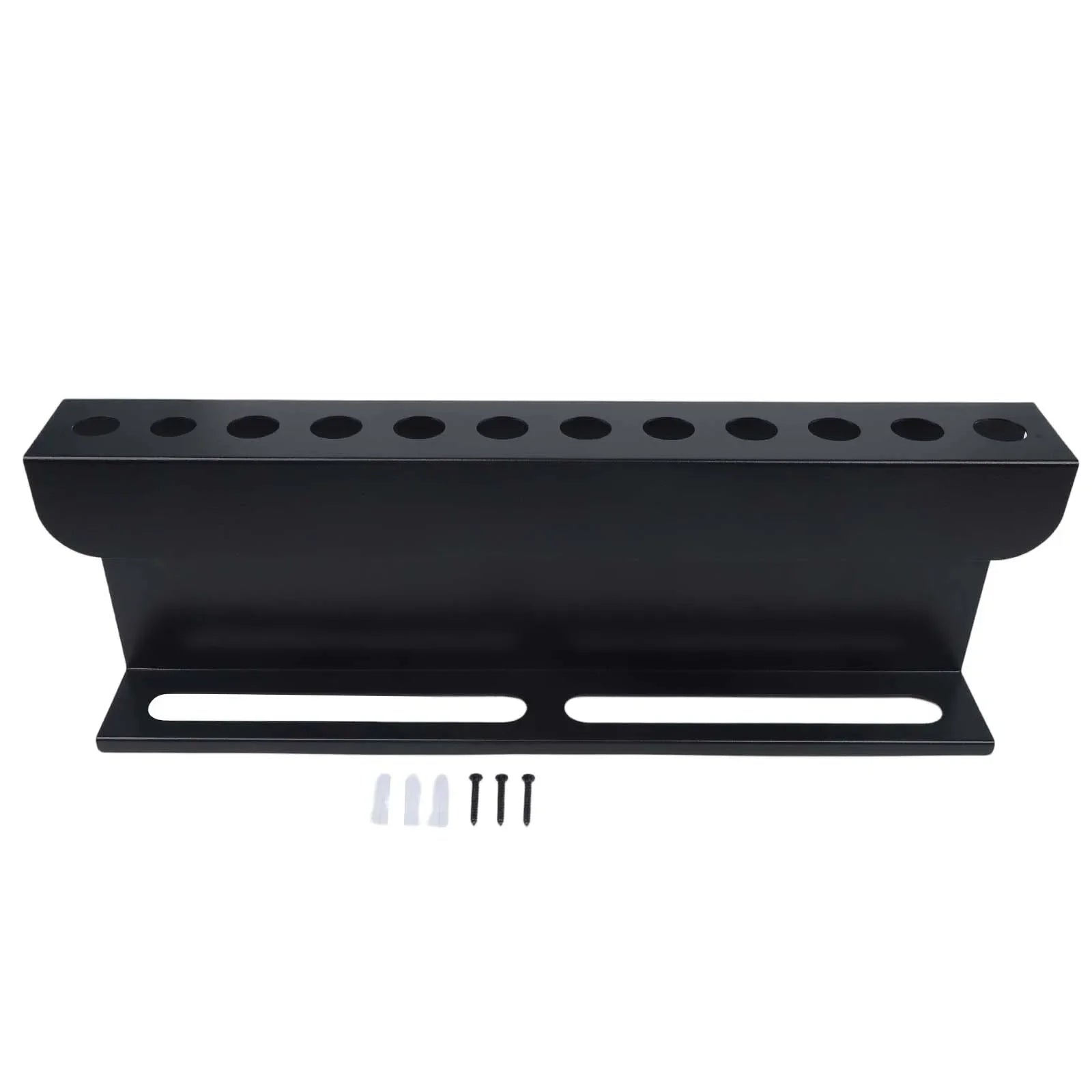 Metal Brush Holder Rack For Car Detailing Supplies Wall Mounted Organizer Supporting Brushes And Standard Size Spray Bottles