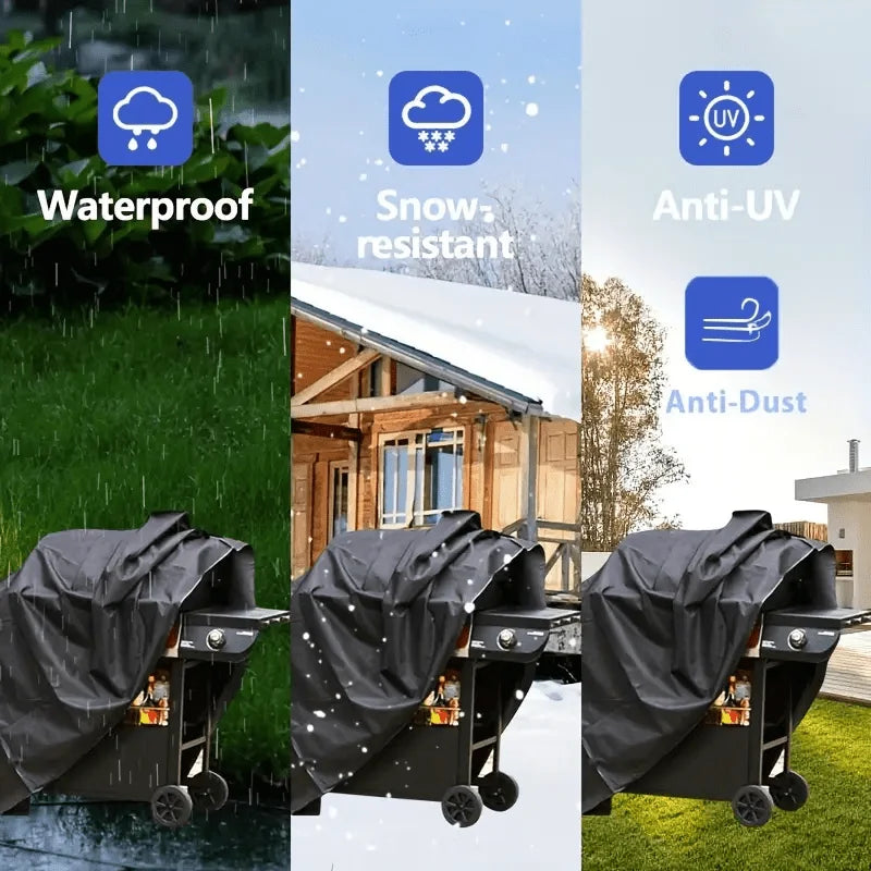 Charcoal Grill Cover, BBQ Grill Cover for Weber Charcoal Kettle Grill, Heavy Duty Outdoor Smoker Cover, Compatible with Holland
