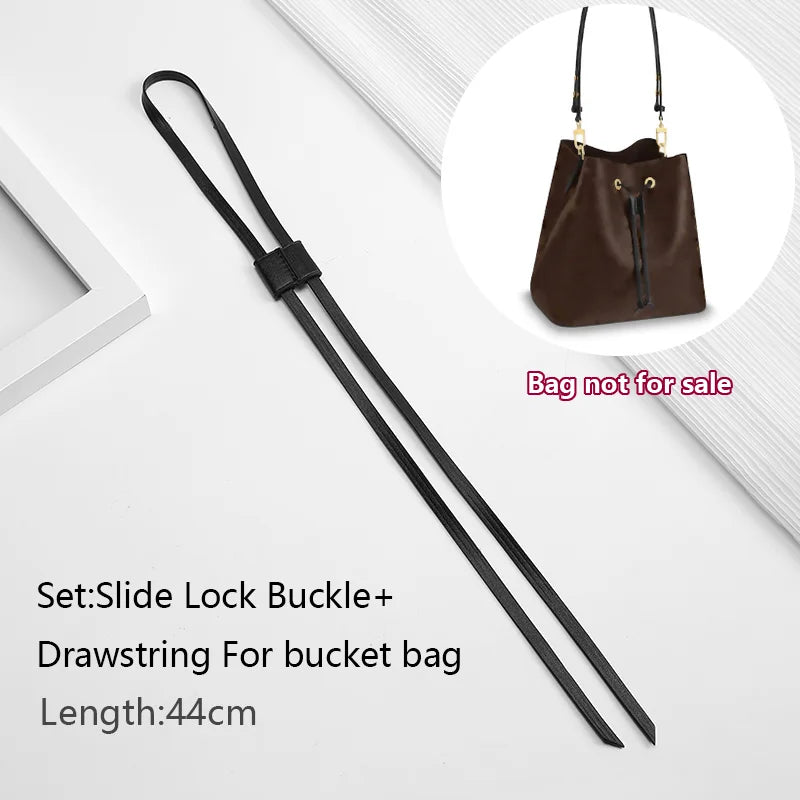 Bag Straps Drawstring For Lv Bucket Bag Replacement Tension Cords Bags Shoulder Slide Lock Buckle Bag Replacement Accessories