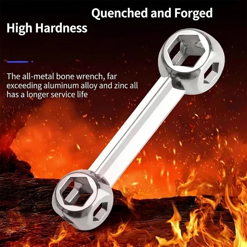Multi-Purpose 10-in-1 Portable Hex Wrench Set, Mini Hexagonal Repair Tool for Bicycle and General Hardware Screw Work