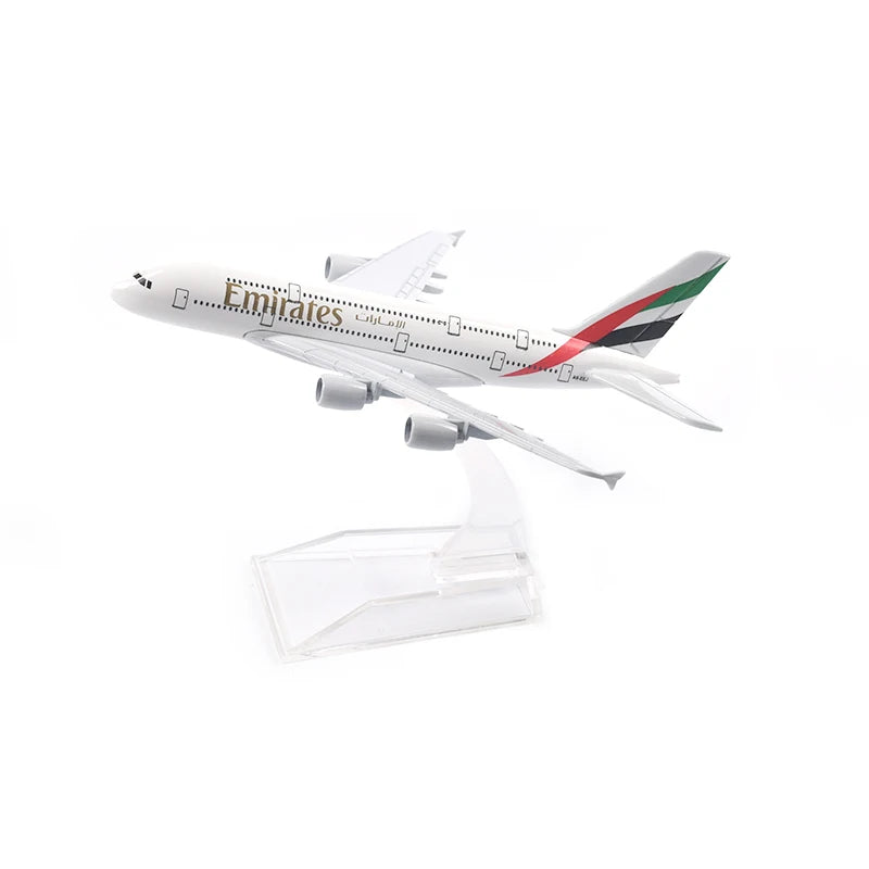 JASON TUTU  Aircraft Model Boeing 747 B787 B777 Planel Airplane Airbus A380 A320 Diecast Metal 1/400 Scale Planes Collect Gifts