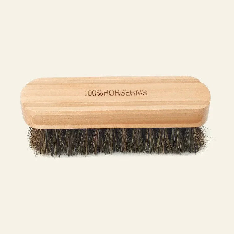 Genuine Horsehair Wooden Brush Car Detailing Polishing Buffing Brush Seat Handle Dashboard Roof Cleaning Premium Car Wash Brush